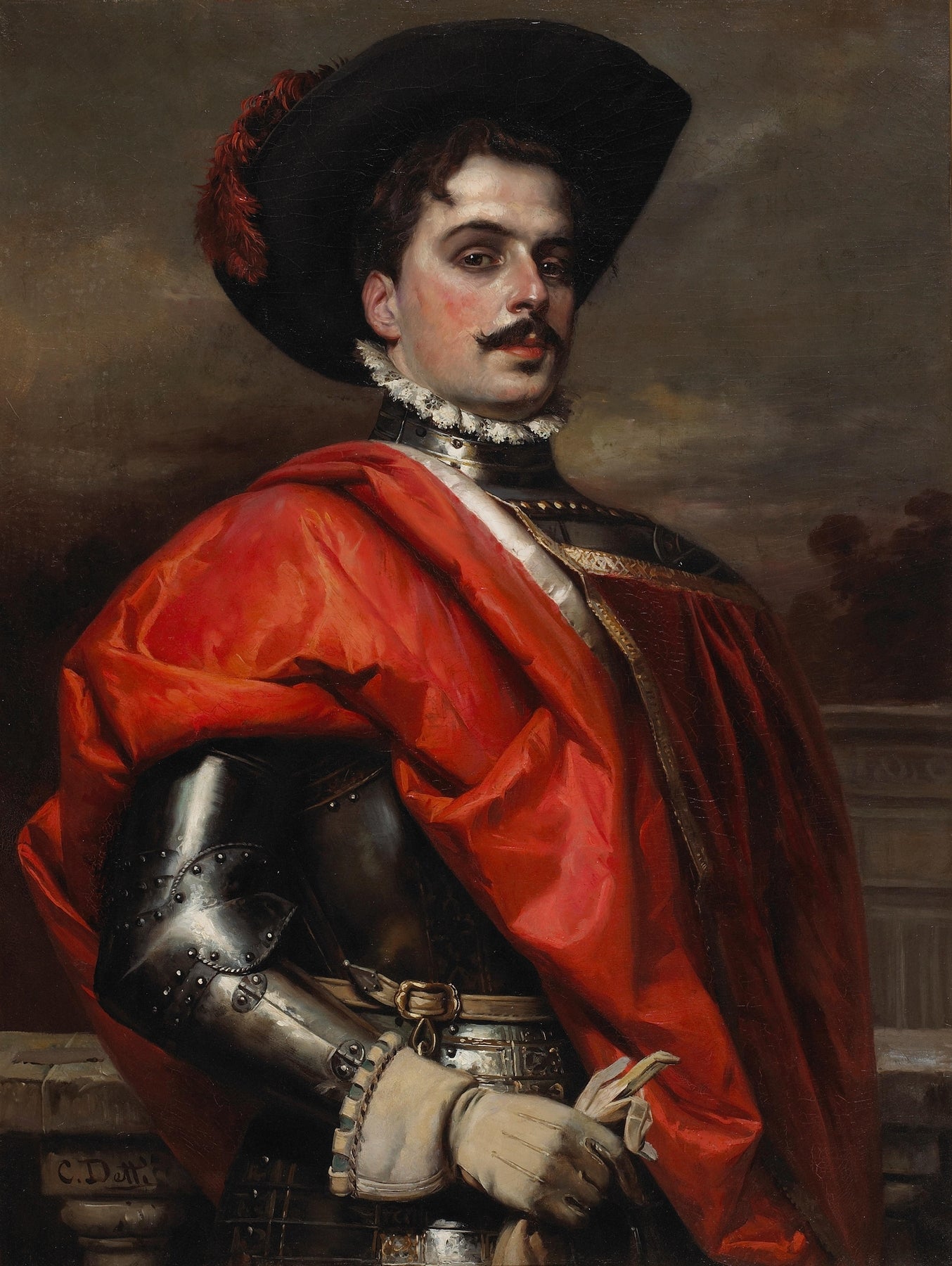 The proud cavalier - Cesare-Auguste Detti