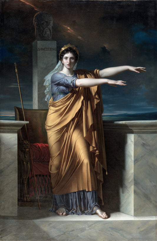 Polyhymnia,Muse of Eloquence - Charles Meynier