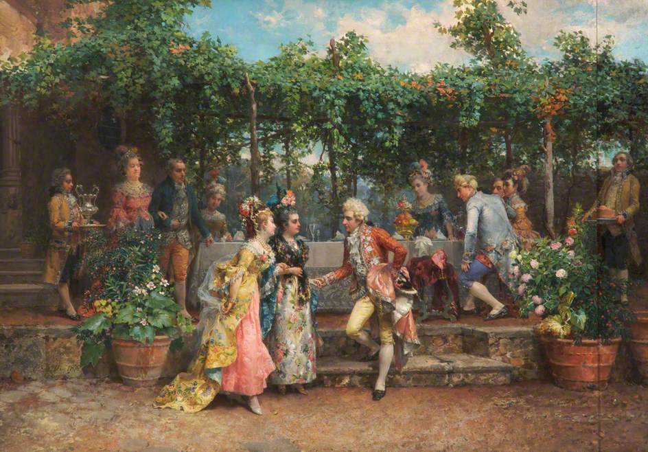 A Garden Party - Cesare-Auguste Detti