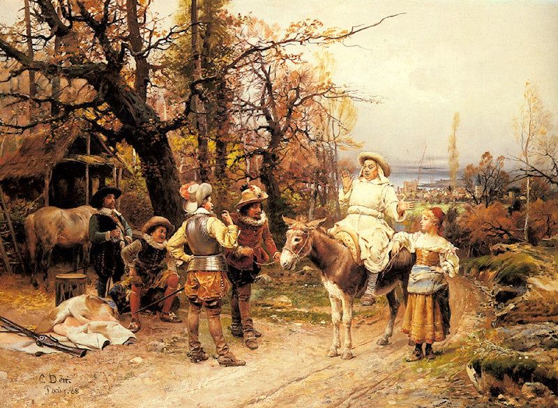 A Halt along the Way - Cesare-Auguste Detti