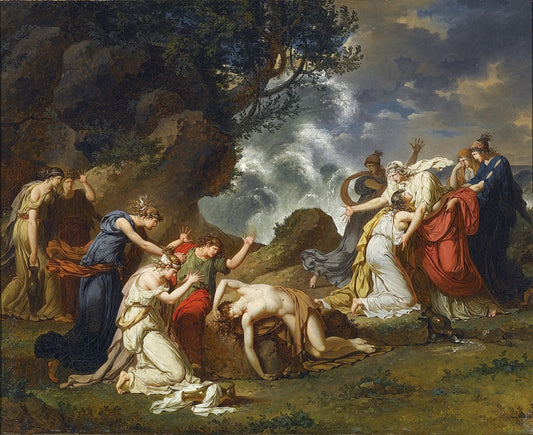 A Scene From Classical Mythology - Charles Meynier