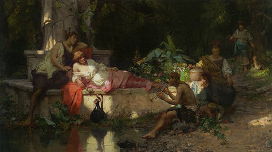 A Summer Idyll - Cesare-Auguste Detti