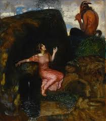 An Der Quelle (lauschende Nymphe) - Franz Von Stuck