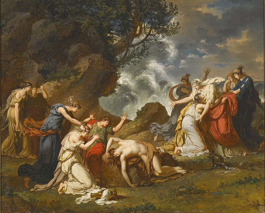 A scene from classical mythology, possibly Ceryx and Alcyone - Charles Meynier