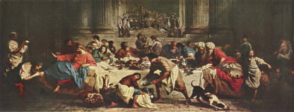 Banquet dans la maison de Simons - Pierre Subleyras