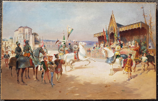 Before the Joust - Cesare-Auguste Detti