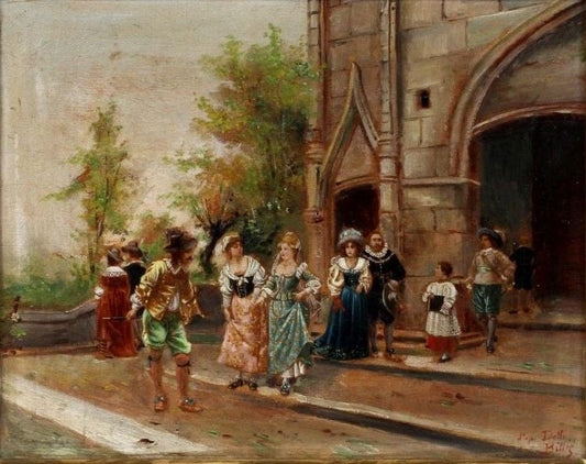 Church Steps - Cesare-Auguste Detti