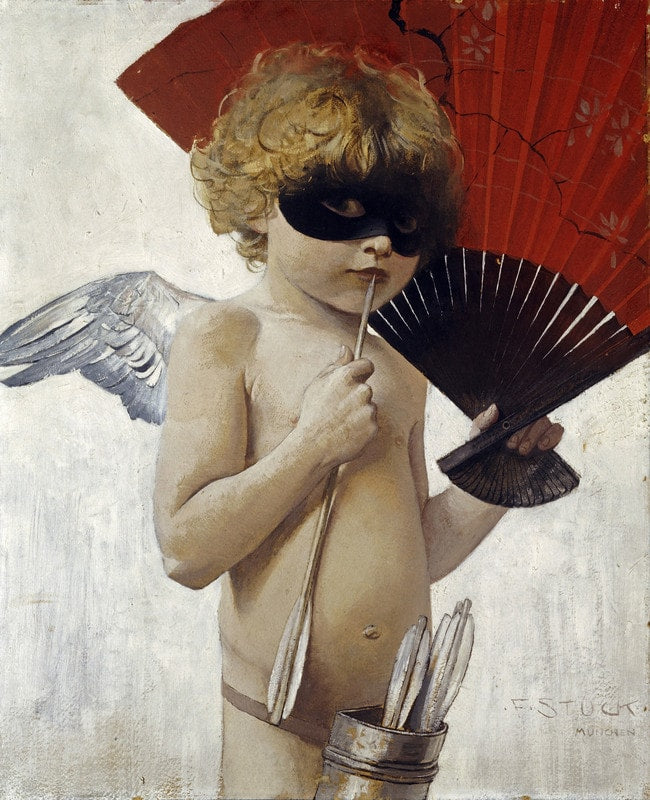 Cupid at the Masked Ball - Franz Von Stuck