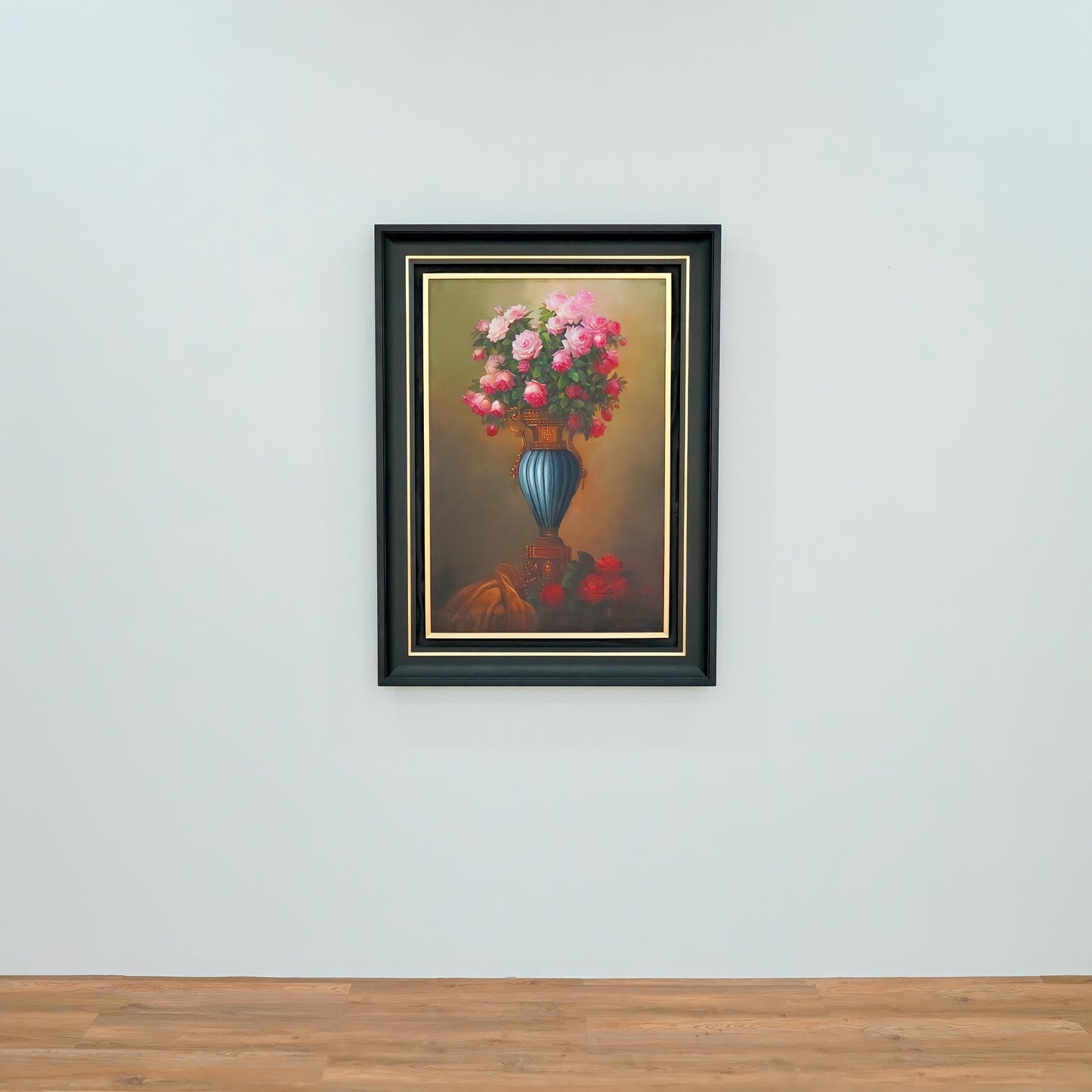 Fleurs dans un vase antique - 60 x 90 cm - Reproductions de tableaux et peintures haut de gamme