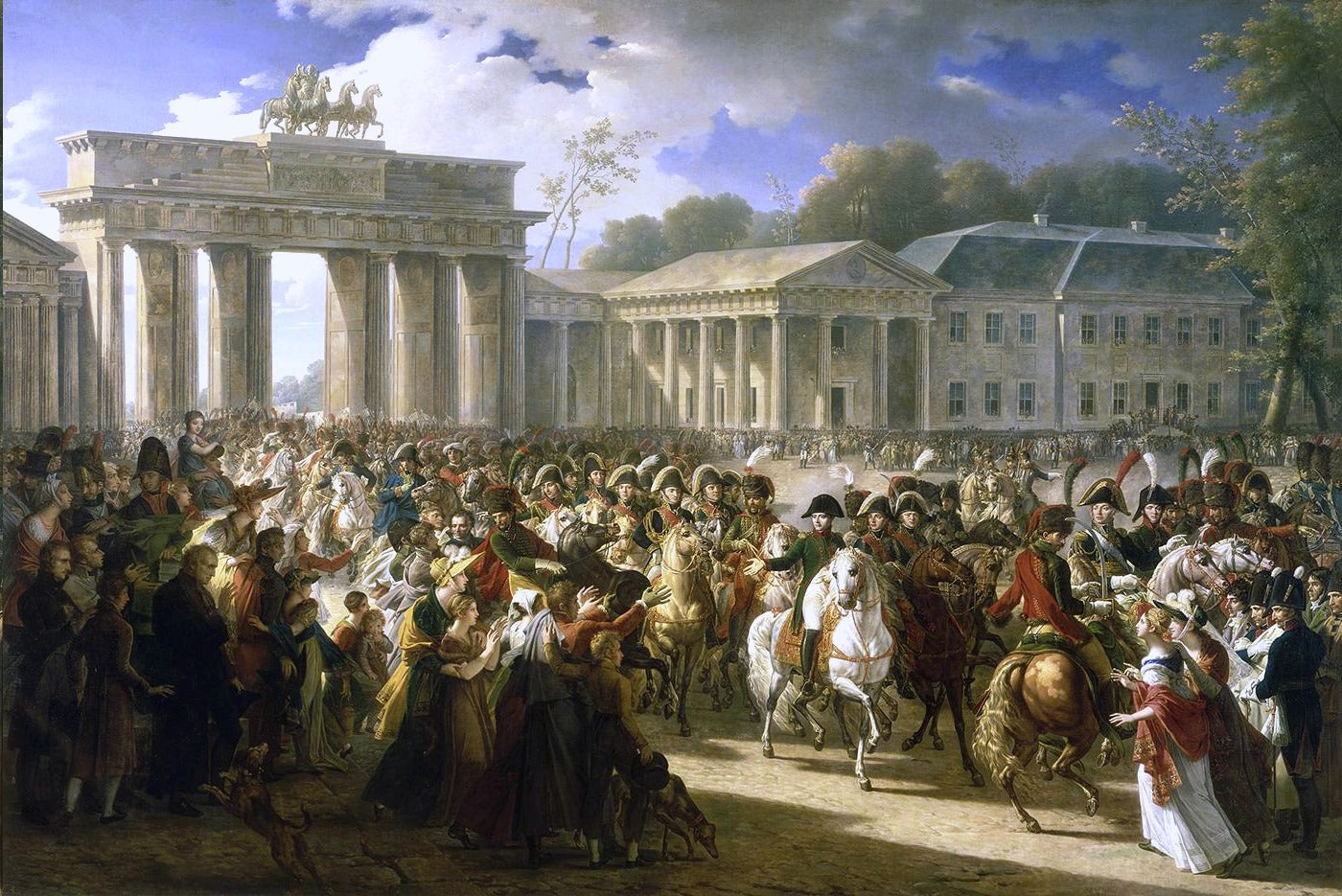 Entry of Napoleon I to Berlin - Charles Meynier