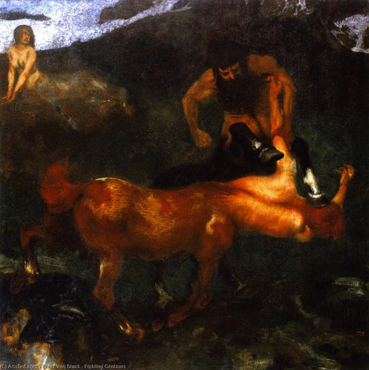 Fighting Centaurs - Franz Von Stuck