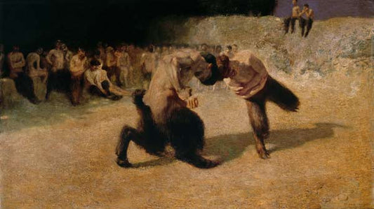 Fighting Fauns - Franz von stuck