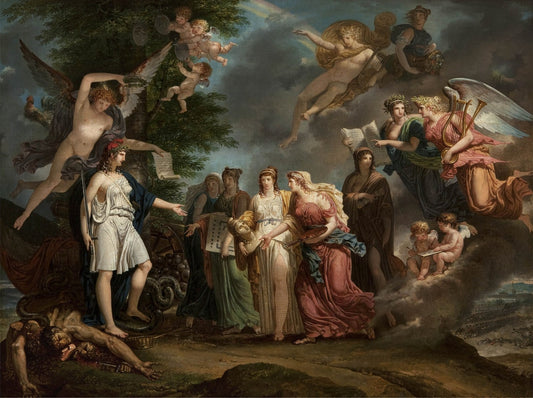 France triumphant encouraging the Sciences and the Arts during the war - Charles Meynier