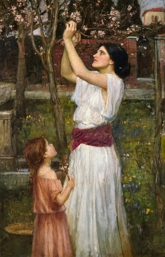 Gathering Almond Blossoms - John William Waterhouse