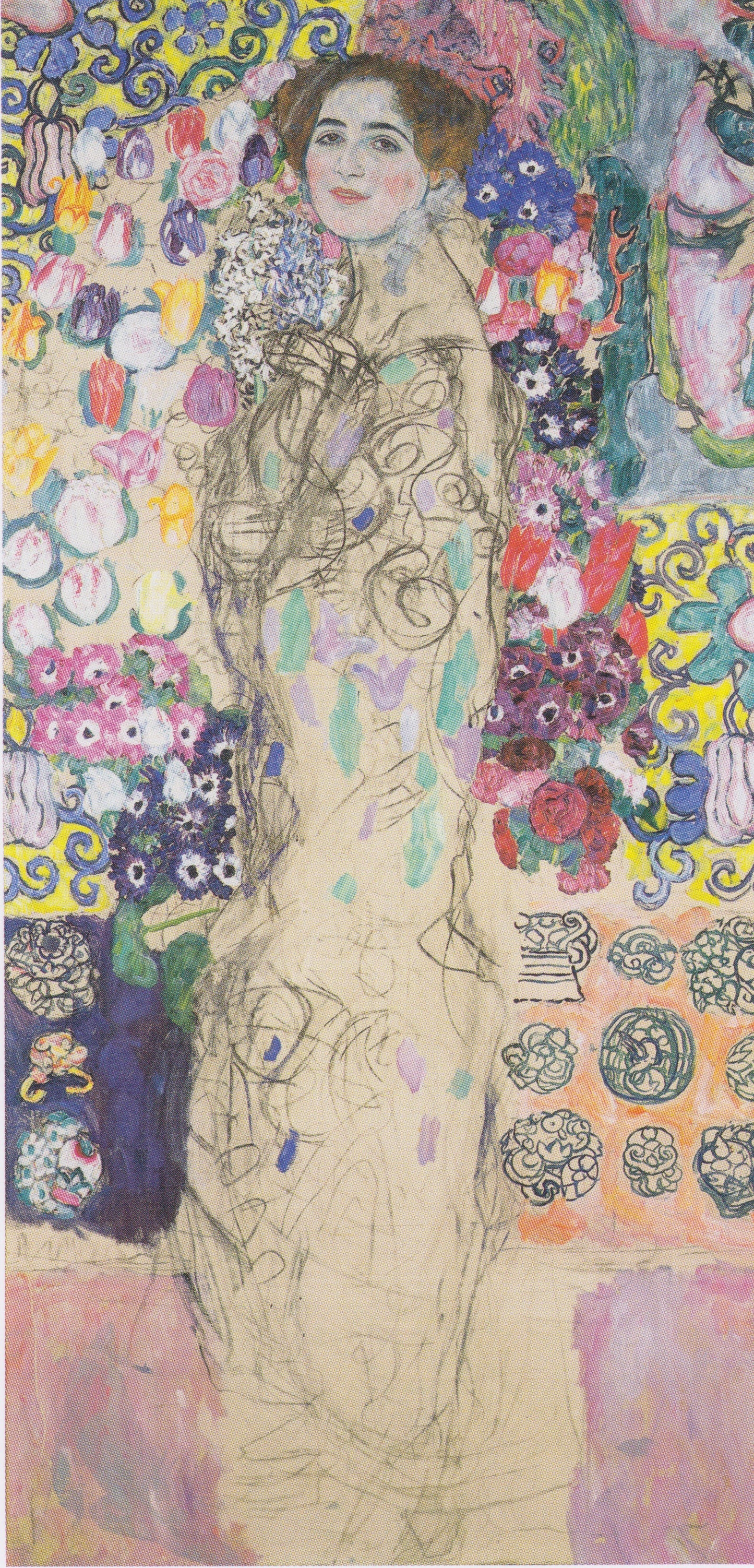 Portrait de Maria Munk (inachevé) - Gustav Klimt - Reproductions de tableaux et peintures haut de gamme