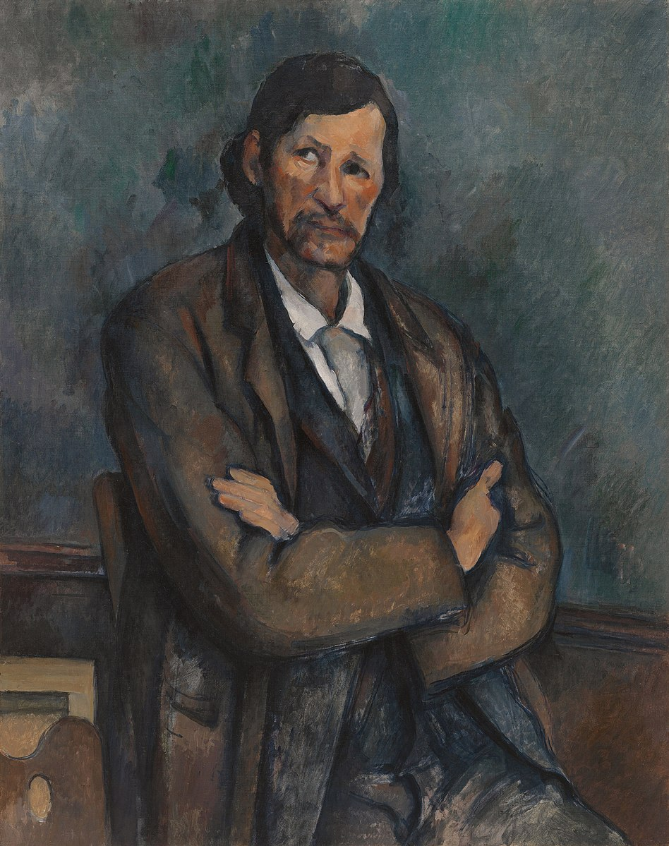 Homme aux bras croisés - Paul Cézanne - Reproductions de tableaux et peintures haut de gamme