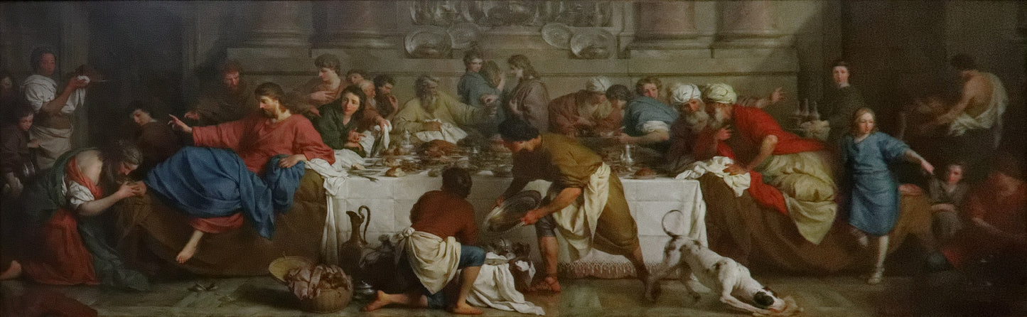 Banquet dans la maison de Simons - Pierre Subleyras