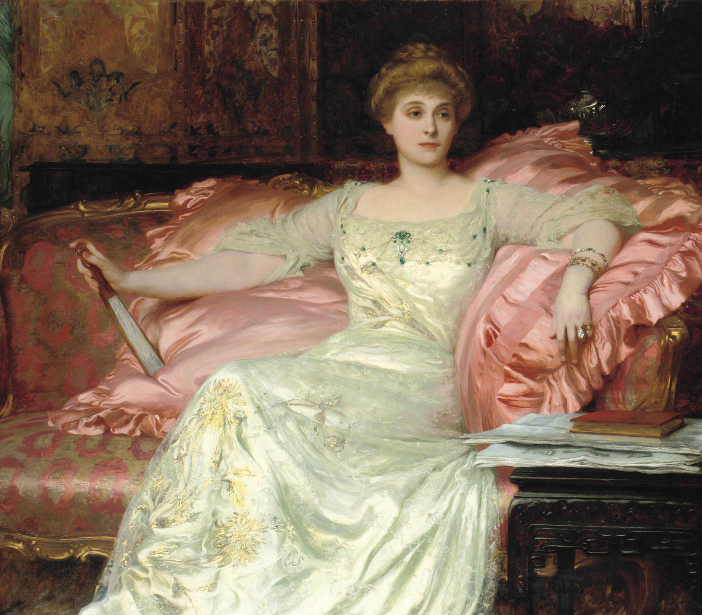 Portrait of Mrs. W. K. D'Arcy - Sir Francis Dicksee