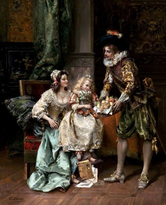 She Picked Her Favorite - Cesare-Auguste Detti