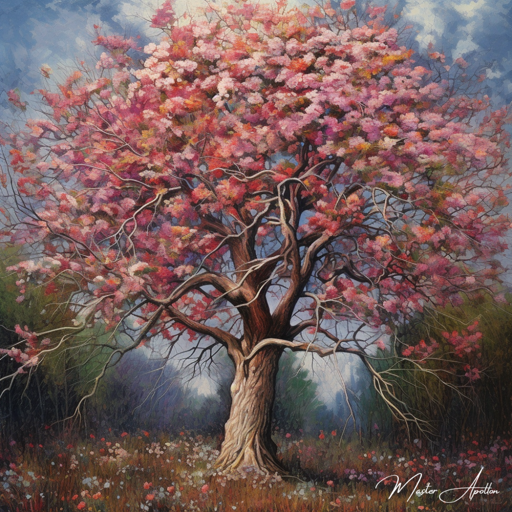 Tableau arbre en fleur - Reproductions de tableaux et peintures haut de gamme