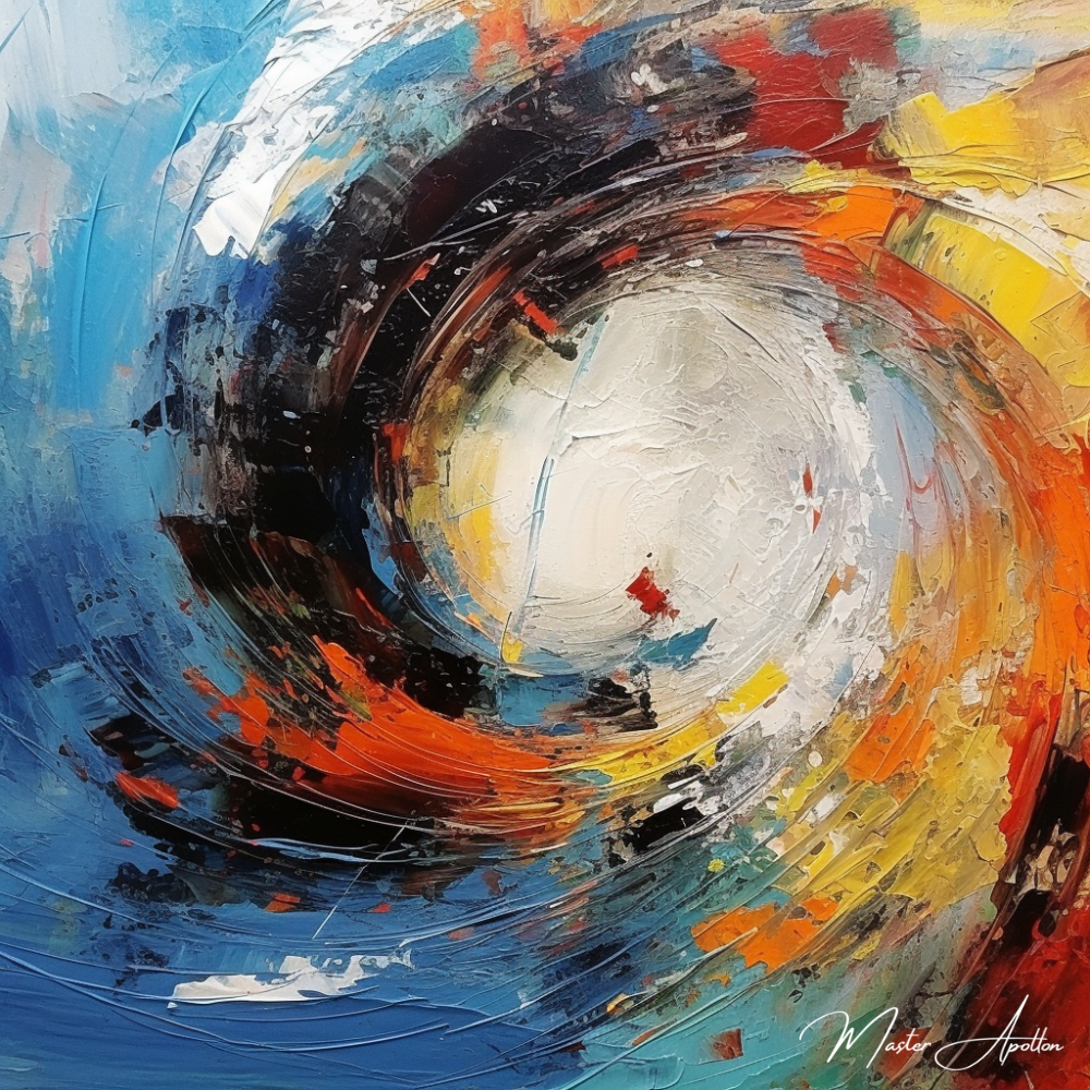 Tableau contemporain abstrait surf - Reproductions de tableaux et peintures haut de gamme