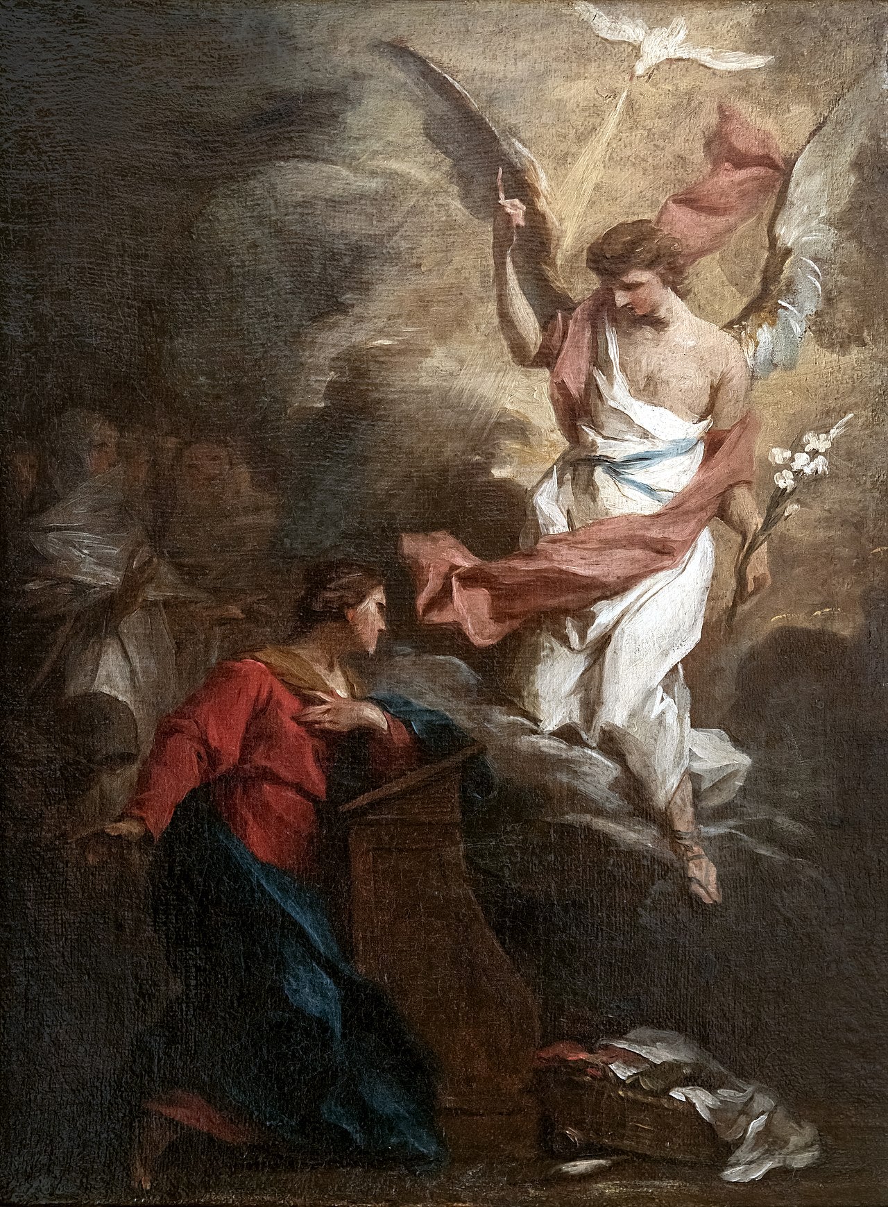 The Annunciation in the Presence of Ammantate - Pierre Subleyras