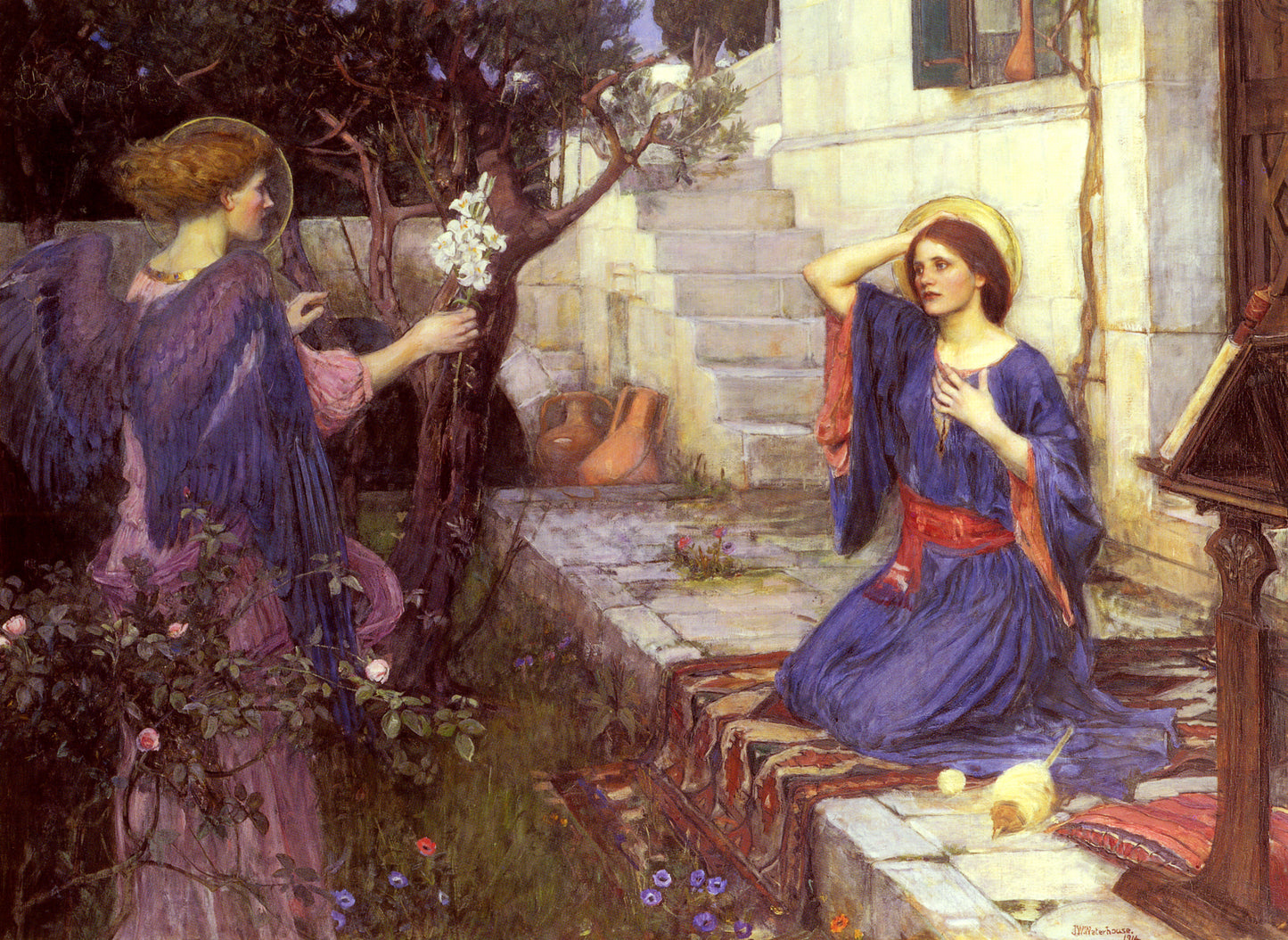 The Annunciation -  John William Waterhouse