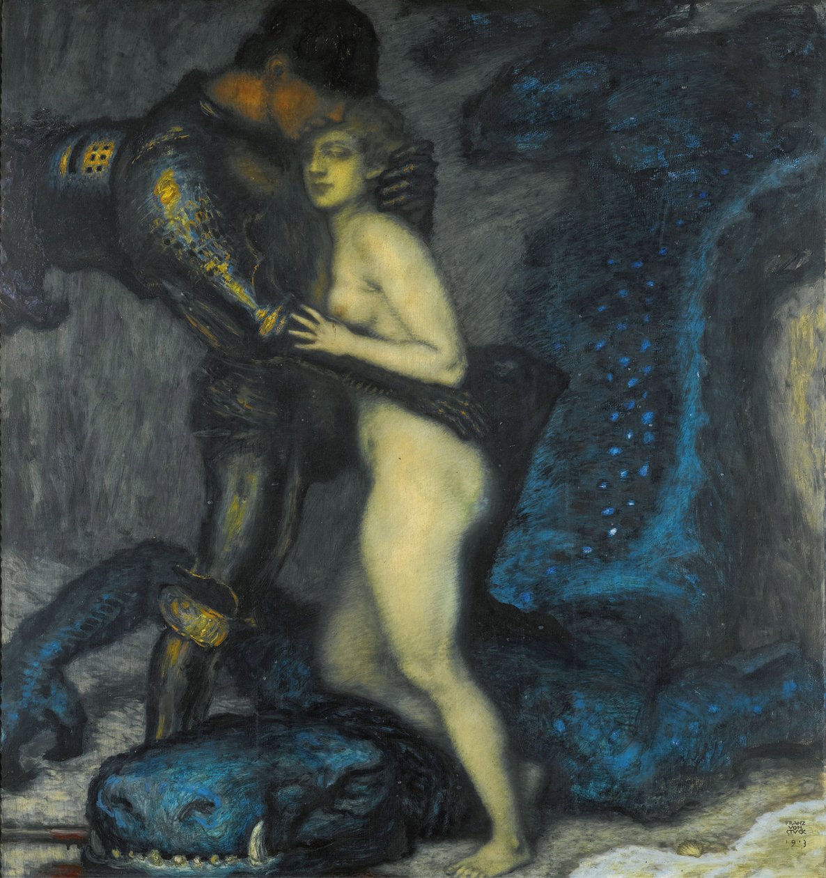 The Dragon Slayer - Franz Von Stuck