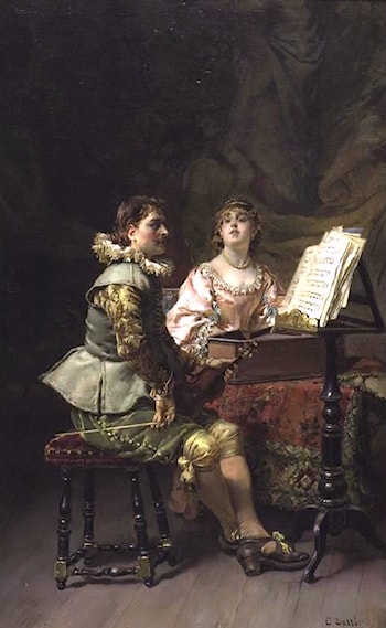 The Duet - Cesare-Auguste Detti