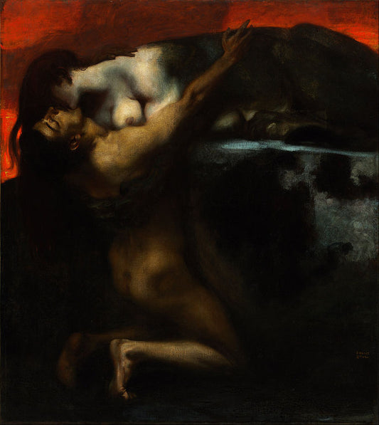 The Kiss of the Sphinx - Franz Von Stuck