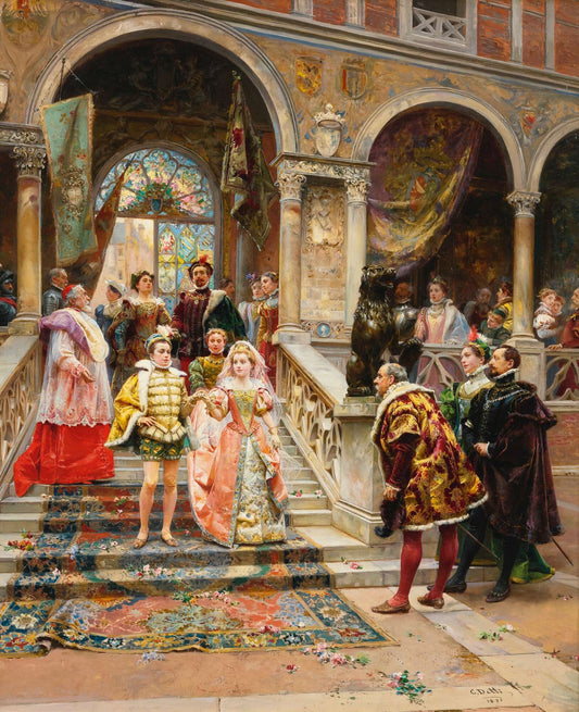 The Marriage Of The Prince- Cesare-Auguste Detti