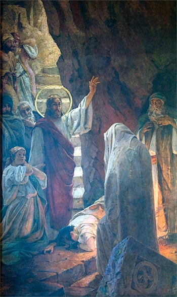 The Resurrection of Lazarus - Wilhelm Kotarbiński