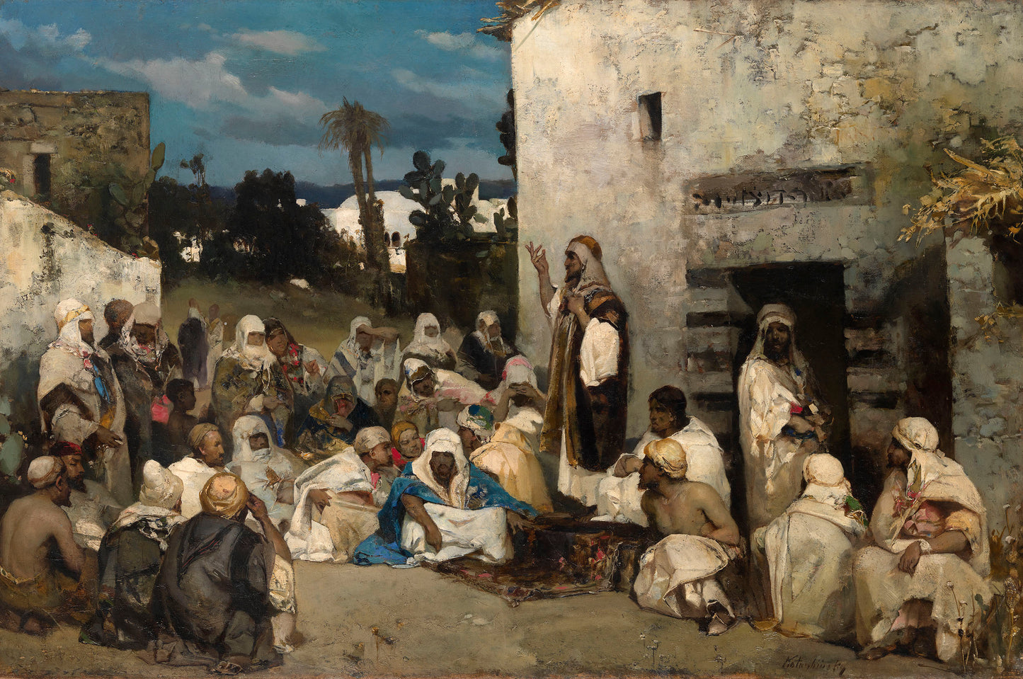 The Sermon at Capernaum - Wilhelm Kotarbiński