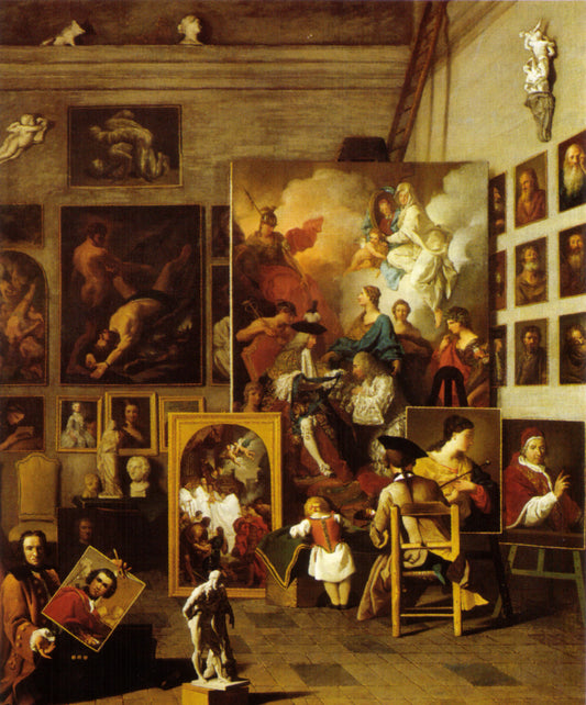 The artist studio - Pierre Subleyras