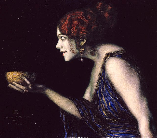 Tilla Durieux as Circé - Franz von stuck