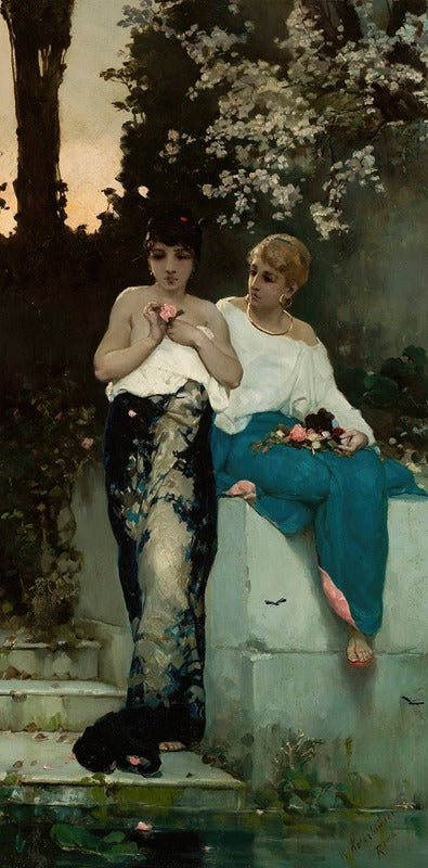 Two Roman women  - Wilhelm Kotarbińsk