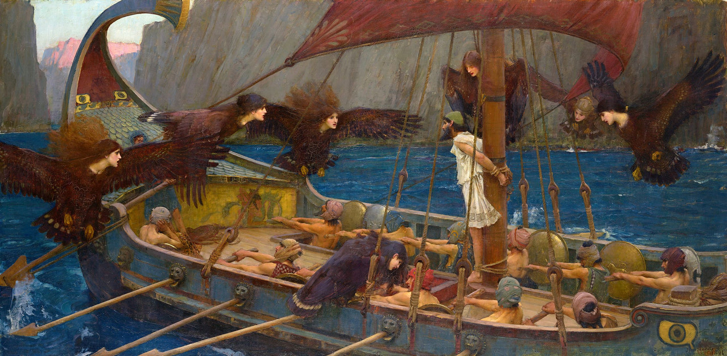 Ulysses and the Sirens -  John William Waterhouse