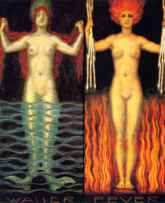 Water and Fire - Franz Von Stuck