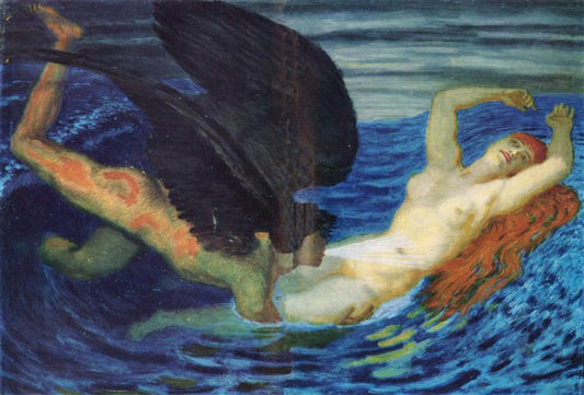 Wind and Waves - Franz Von Stuck