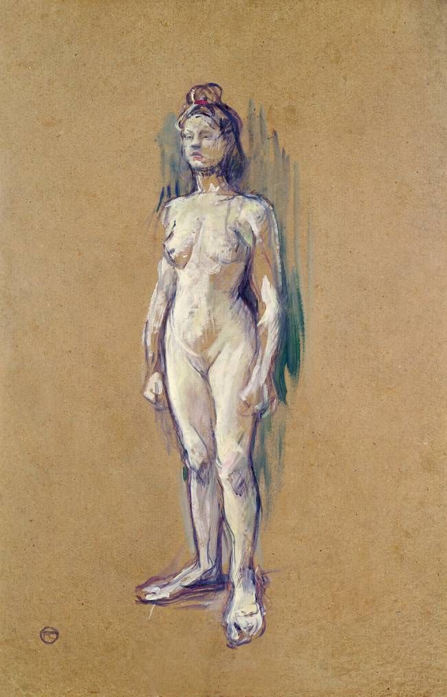 Femme nue debout - Toulouse Lautrec - Reproductions de tableaux et peintures haut de gamme