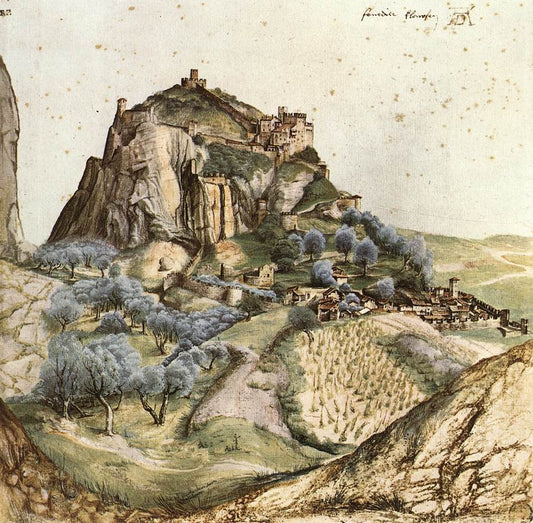 Vue du Val d'Arco - Albrecht Dürer - Reproductions de tableaux et peintures haut de gamme