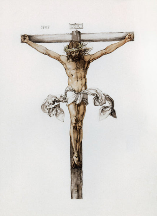 Le Christ en croix de Albrecht Dürer - Reproductions de tableaux et peintures haut de gamme