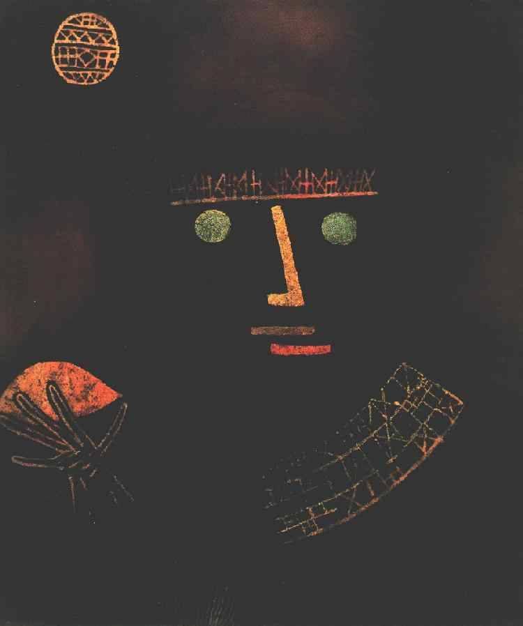 Chevalier noir - Paul Klee - Reproductions de tableaux et peintures haut de gamme