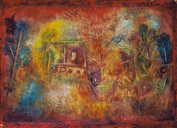 Parc d'eau en automne - Paul Klee - Reproductions de tableaux et peintures haut de gamme