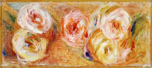 Roses étirées 1915 - Pierre-Auguste Renoir - Reproductions de tableaux et peintures haut de gamme