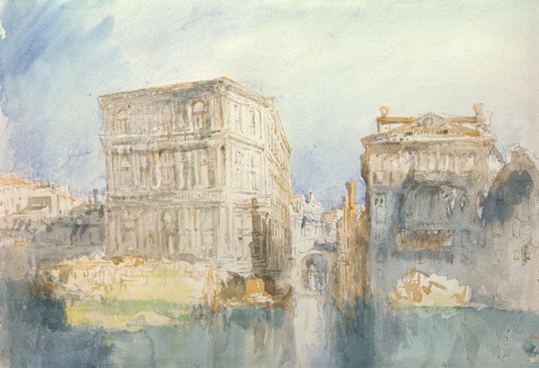 La Casa Grimani - William Turner - Reproductions de tableaux et peintures haut de gamme