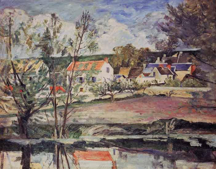 Dans la vallée des Oise - Paul Cézanne - Reproductions de tableaux et peintures haut de gamme