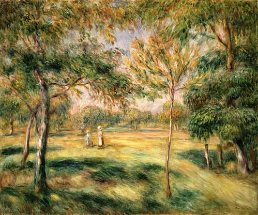 Dans le jardin - Pierre-Auguste Renoir - Reproductions de tableaux et peintures haut de gamme