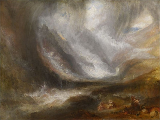 Tempête de neige dans le val d'Aoste - William Turner - Reproductions de tableaux et peintures haut de gamme