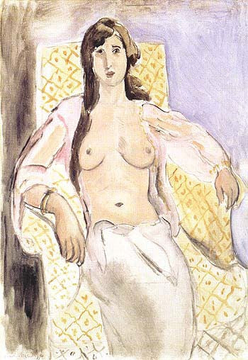 Femme dans un fauteuil ou Antoinette - Matisse - Reproductions de tableaux et peintures haut de gamme